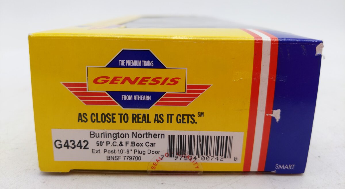Athearn G4342 HO Scale Burlington Northern 50' PC&F Plug Door Boxcar #779700 LN/Box