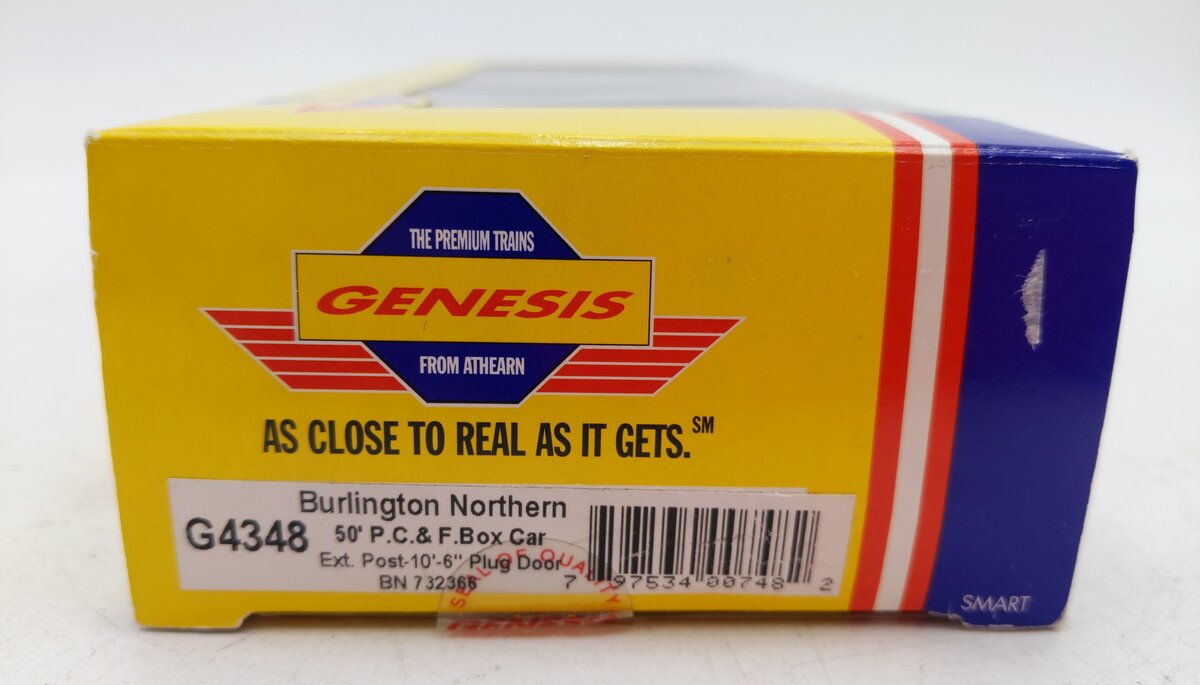 Athearn G4348 HO Scale Burlington Northern 50' PC&F Plug Door Boxcar #732366 LN/Box