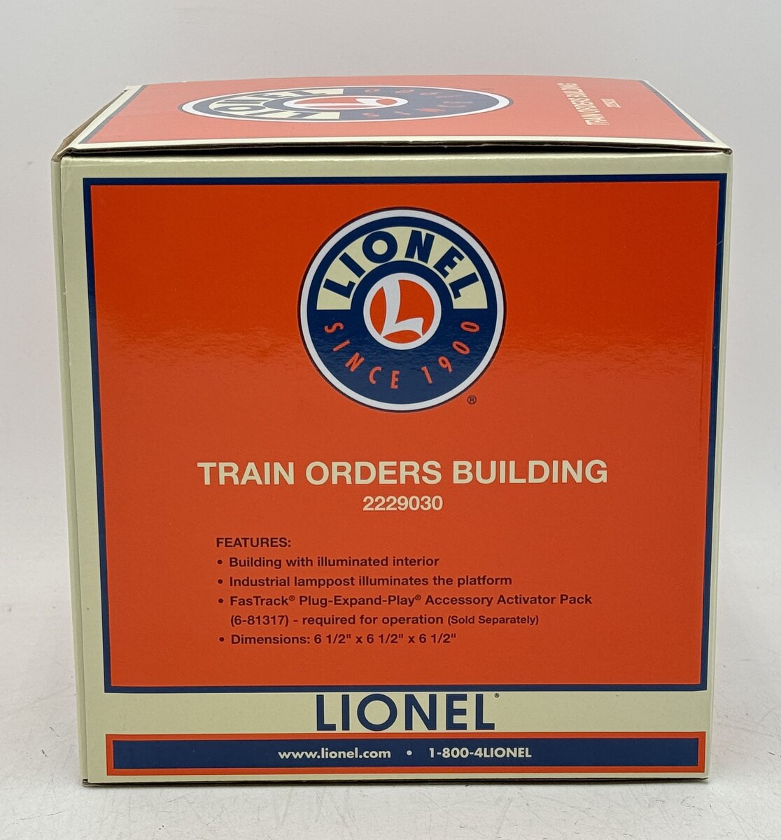 Lionel 2229030 O Plug-Expand-Play Train Orders Building VG/Box