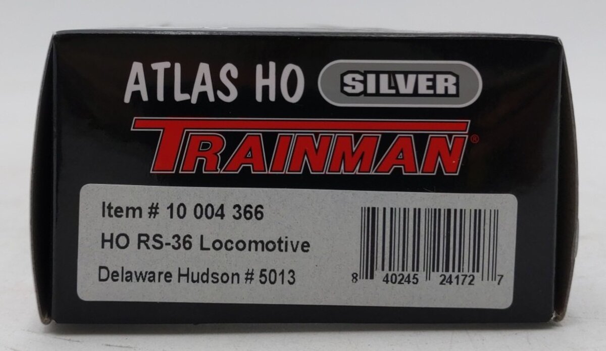 Atlas 10004366 HO Delaware & Hudson Silver RS-32/36 Diesel Locomotive #5013 LN/Box