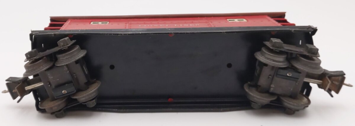 Lionel 2817 Vintage O Prewar Lionel Lines Red & Brown Tinplate Caboose VG
