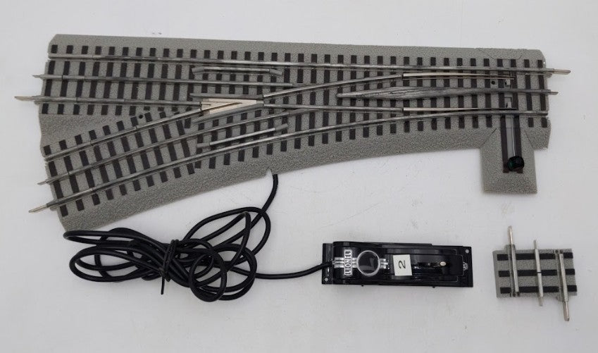 Lionel 6-12048 O72 Left Hand Remote-Control FasTrack Switch Turnout EX/Box