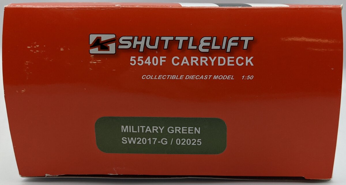 Sword Models SW2017-G 1:50 Shuttlelift 5540F Carrydeck Crane Green LN/Box