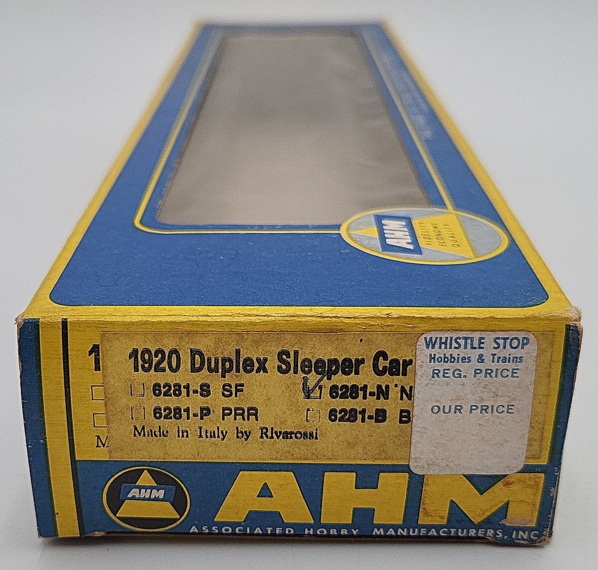 AHM 6281-N HO Scale New Haven Duplex Sleeper Passenger Car #118 EX/Box