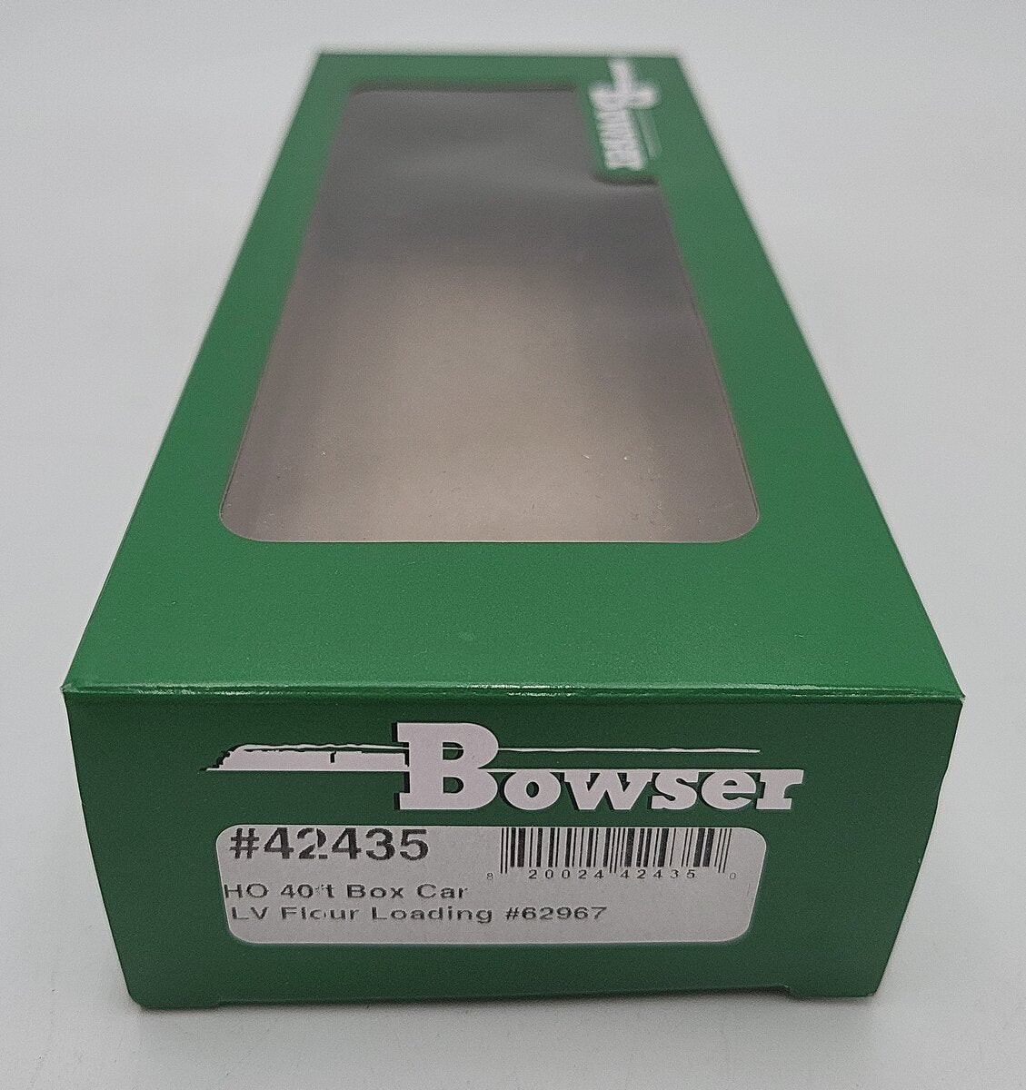 Bowser 42435 HO Scale Lehigh Valley 40' Single-Door Steel Boxcar #62967
