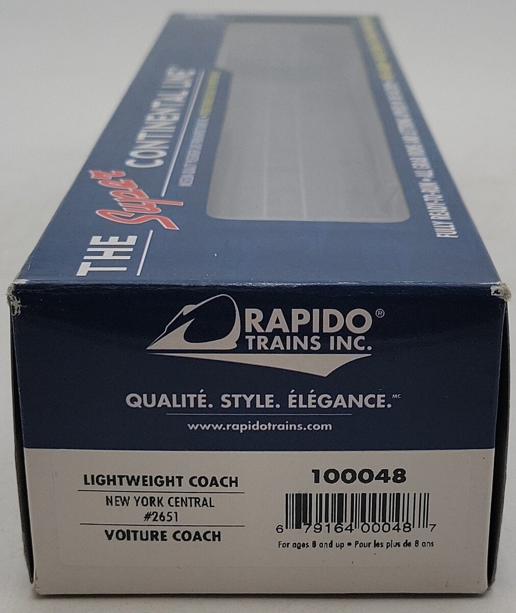 Rapido Trains 100048 HO New York Central The Super Continental Line #2651 MT/Box