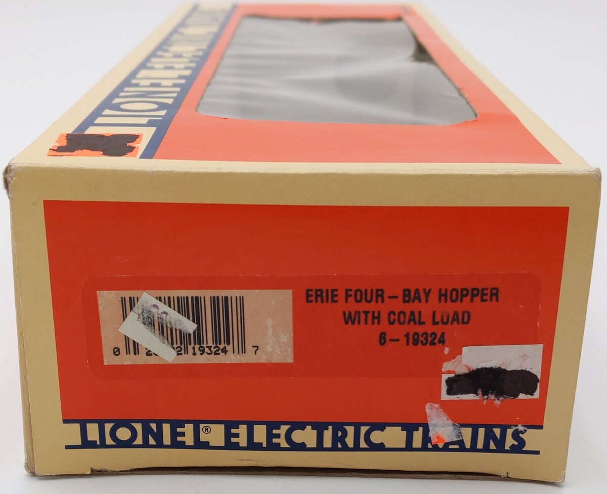 Lionel 6-19324 O Gauge Erie 4-Bay Hopper #19324 VG/Box