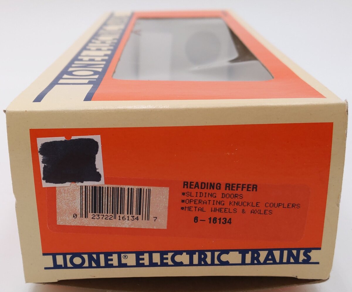 Lionel 6-16134 O Gauge Reading Reeferigerator Box Car #16134 LN/Box