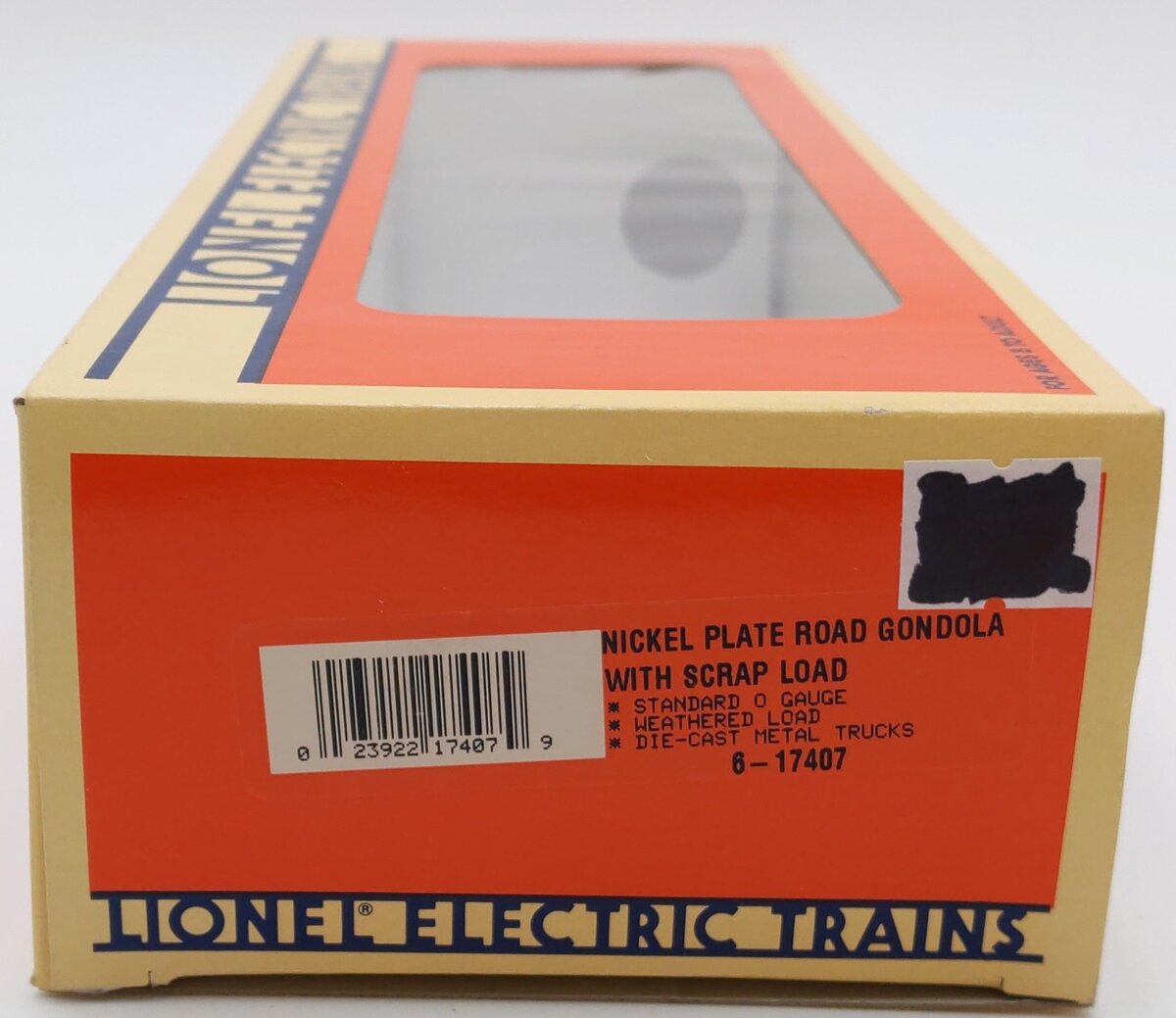 Lionel 6-17407 O Gauge Nickel Plate Road Gondola #17407 w/ Scrap Load LN/Box
