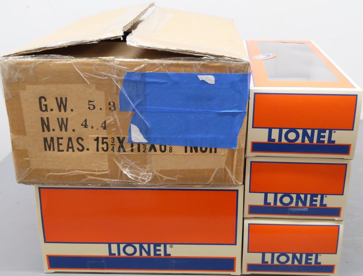 Lionel 6-17417 O Gauge Burlington Northern Rotary Bathtub Gondolas (Set of 3) LN/Box