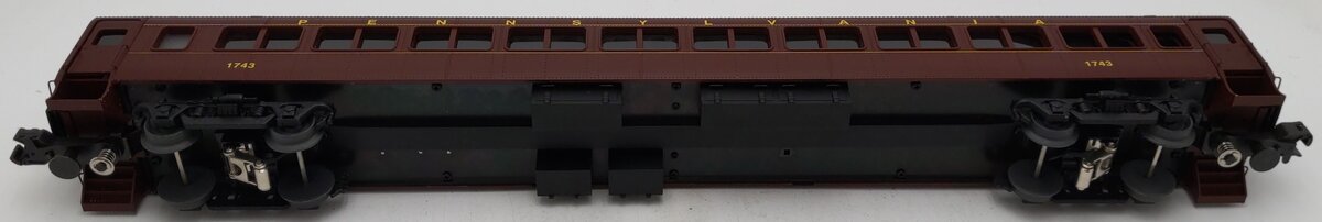 Weaver O Scale Pennsylvania Pullman-Bradley Deluxe Coach Car #1743 (3-Rail) EX