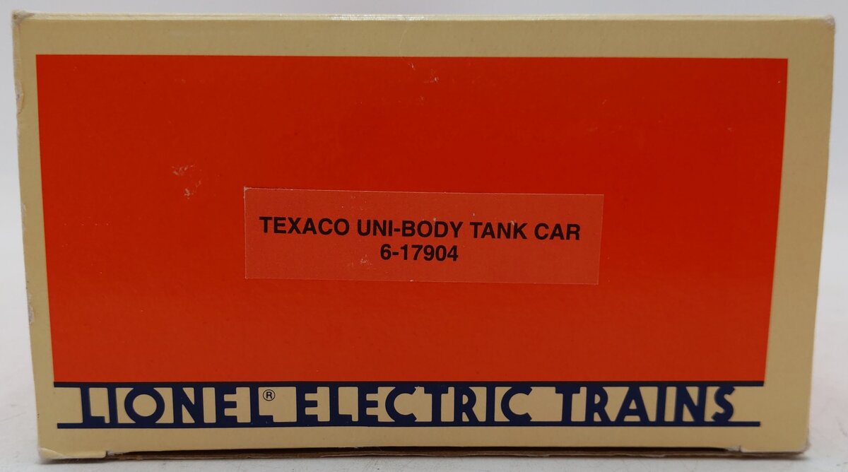 Lionel 6-17904 O Gauge Texaco Unibody Tank Car #17904 EX/Box