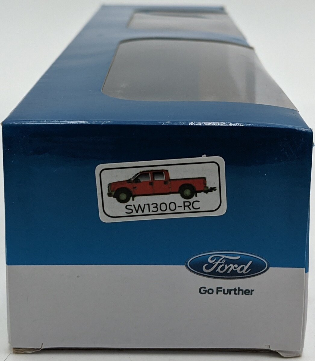 Sword Models SW1300-RC 1:50 Ford F250 Escort Pickup Truck Set Red W/ Chrome/Box