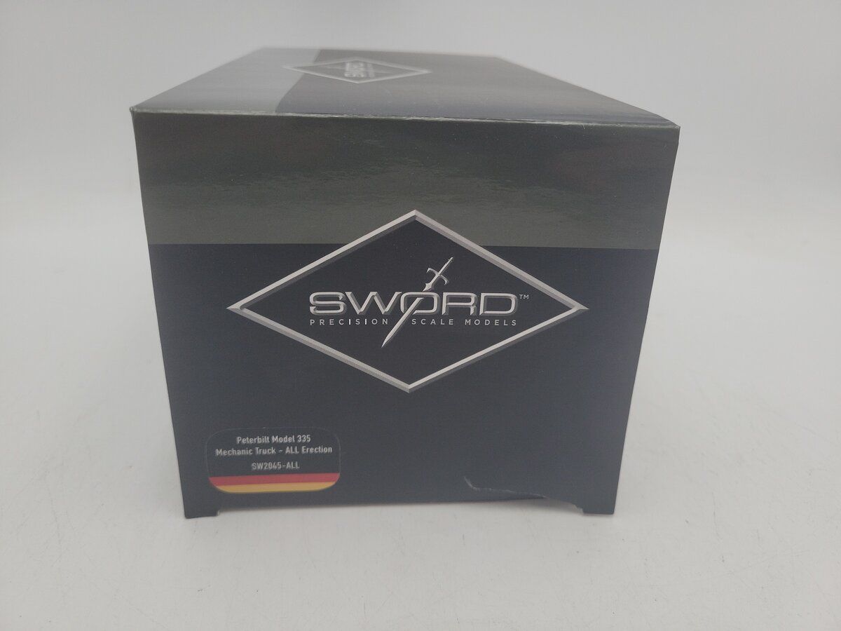 Sword Precision SW2045-ALL 1:50 Scale Peterbilt Model 335 Mechanic Truck Diecast LN/Box