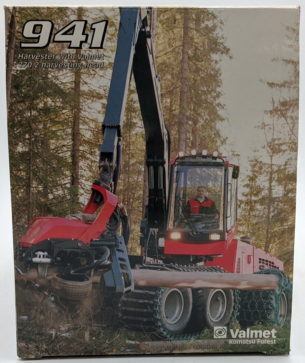 Sword Models SW3008 1:50 Diecast Valmet 941 Harvester W/310.2 Harvesting Head VG/Box