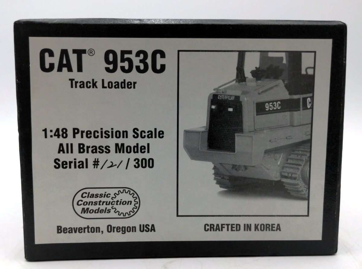 CCM 121 1:48 Scale BRASS CAT 953C Track Loader NIB