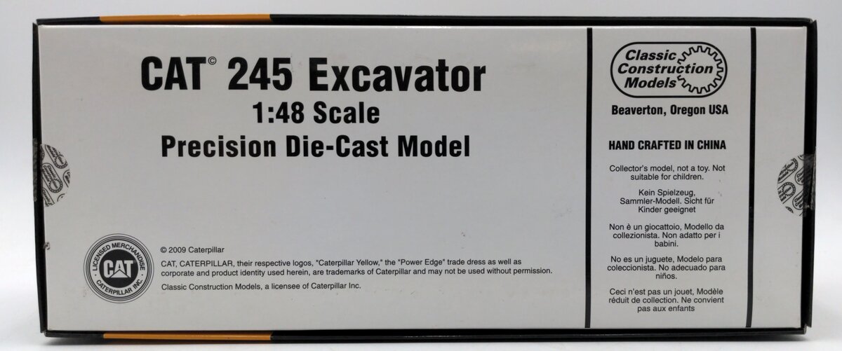 CCM 1:48 Scale Diecast Caterpillar 245 Hydraulic Diecast Excavator NIB
