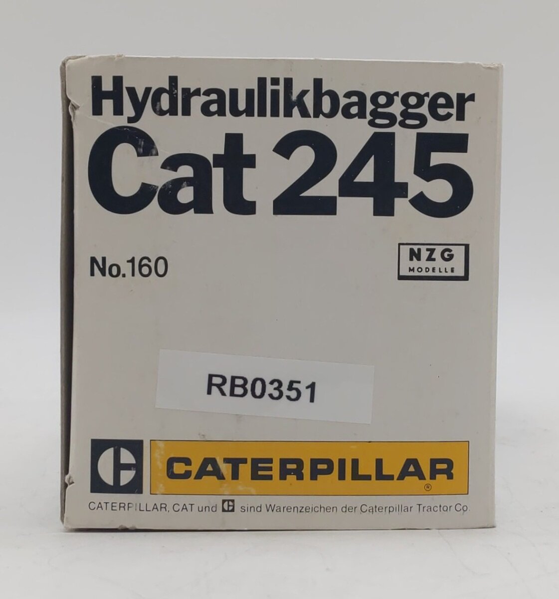 NZG 160 1:50 Caterpillar 245 Hydraulic Excavator EX/Box
