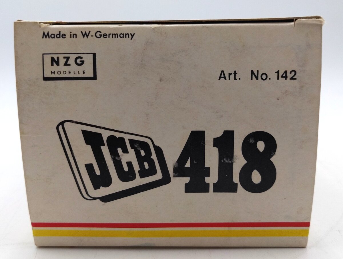 NZG 142 1:34 Scale Diecast JCB 418 Wheeled Loader EX/Box