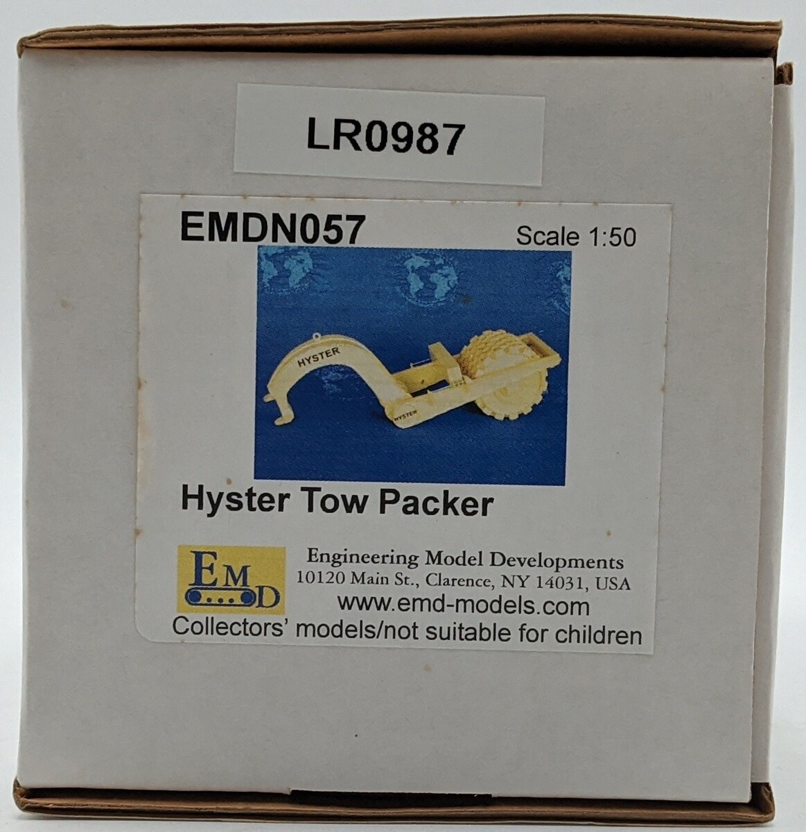 EMD EMDN057 1:50 Diecast Hyster DW20A Tow Packer NIB