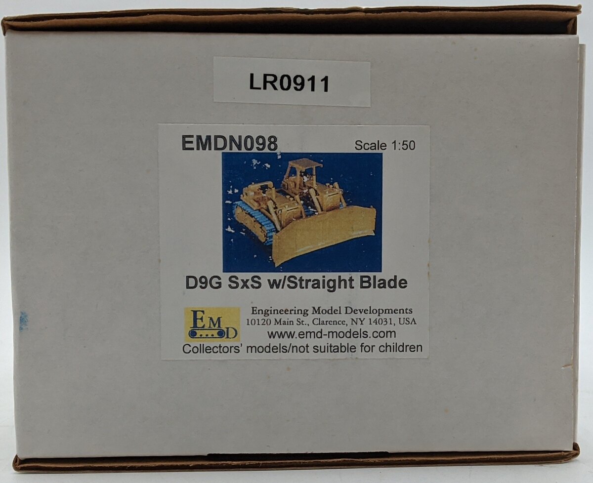 EMD N098 1:50 Diecast EMDN Caterpillar D9G SxS w/Straight Blade VG/Box