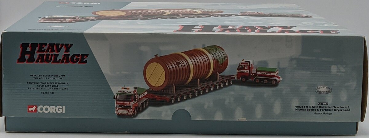 Corgi CC12403 1:50 Volvo Heavy Haulage FH 4 Tractor Set VG/Box