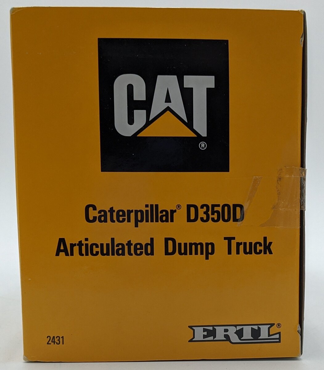 Ertl 2431 1:50 Scale Diecast Caterpillar D350D Articulated Dump Truck NIB