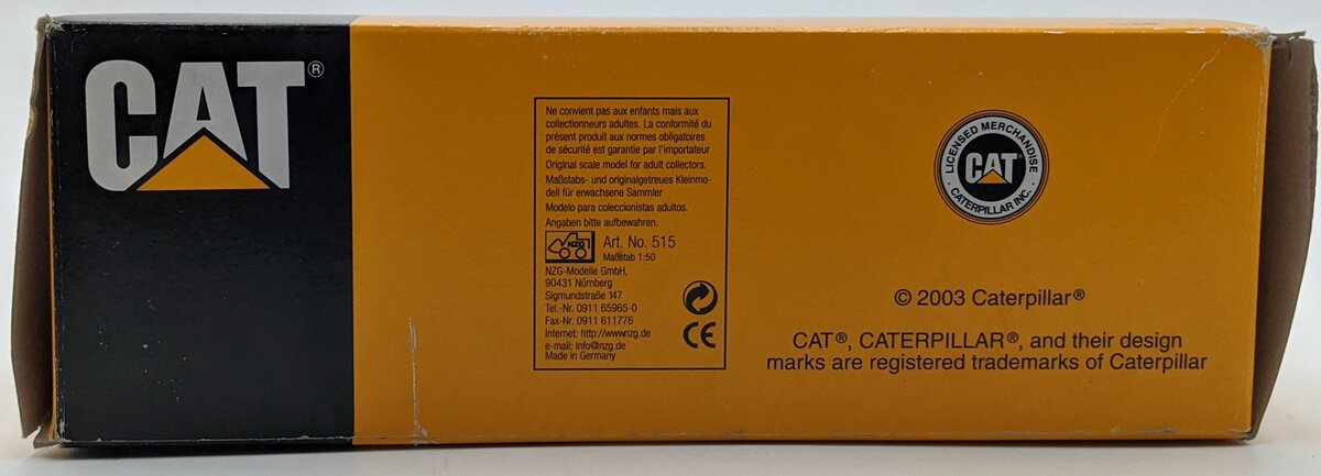 NZG 515-06 1:50 Caterpillar 325CL Excavator White NIB