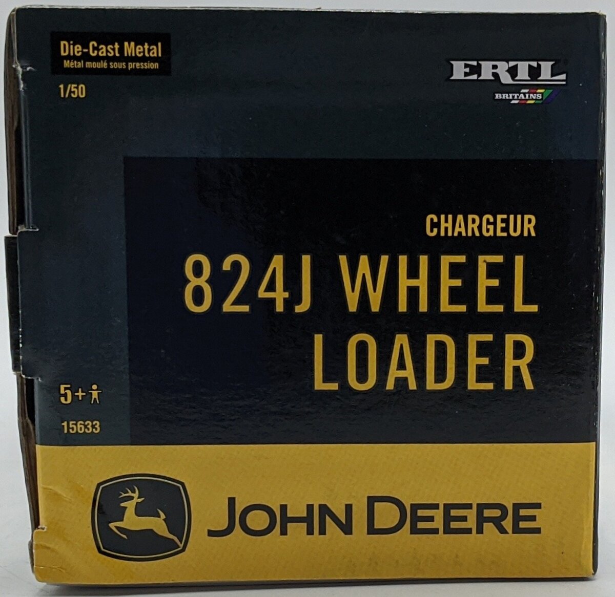 Ertl 15633 1:50 Scale Diecast John Deere 824J Wheel Loader NIB