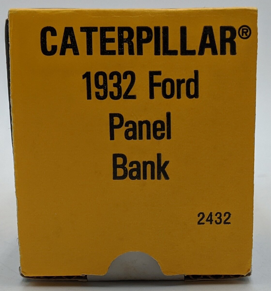 Ertl 2432 1:50 Diecast Caterpillar 1932 Ford Panel Coin Bank NIB