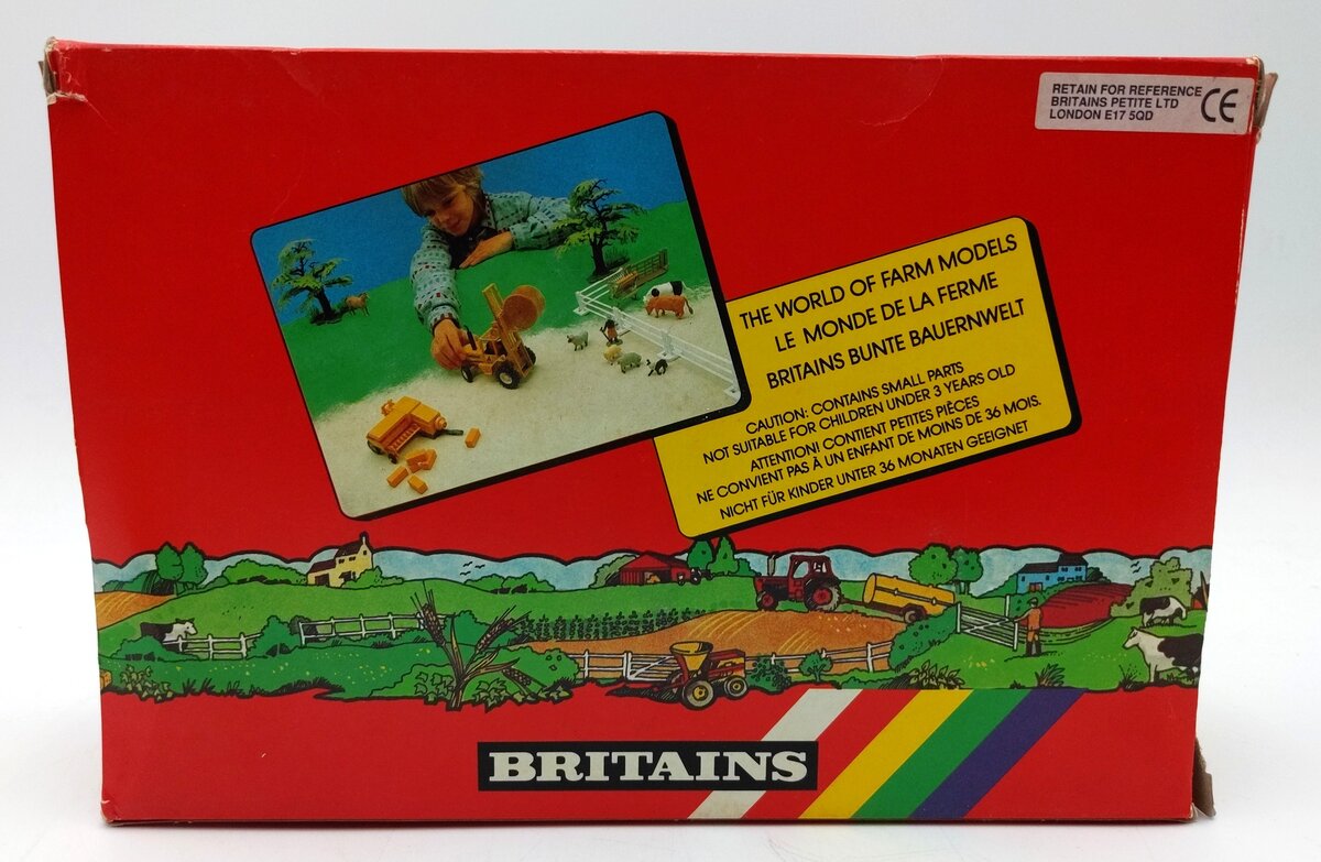 W. Britains 9513 1:50 Scale Sanderson Rough Terrain Forklift VG/Box