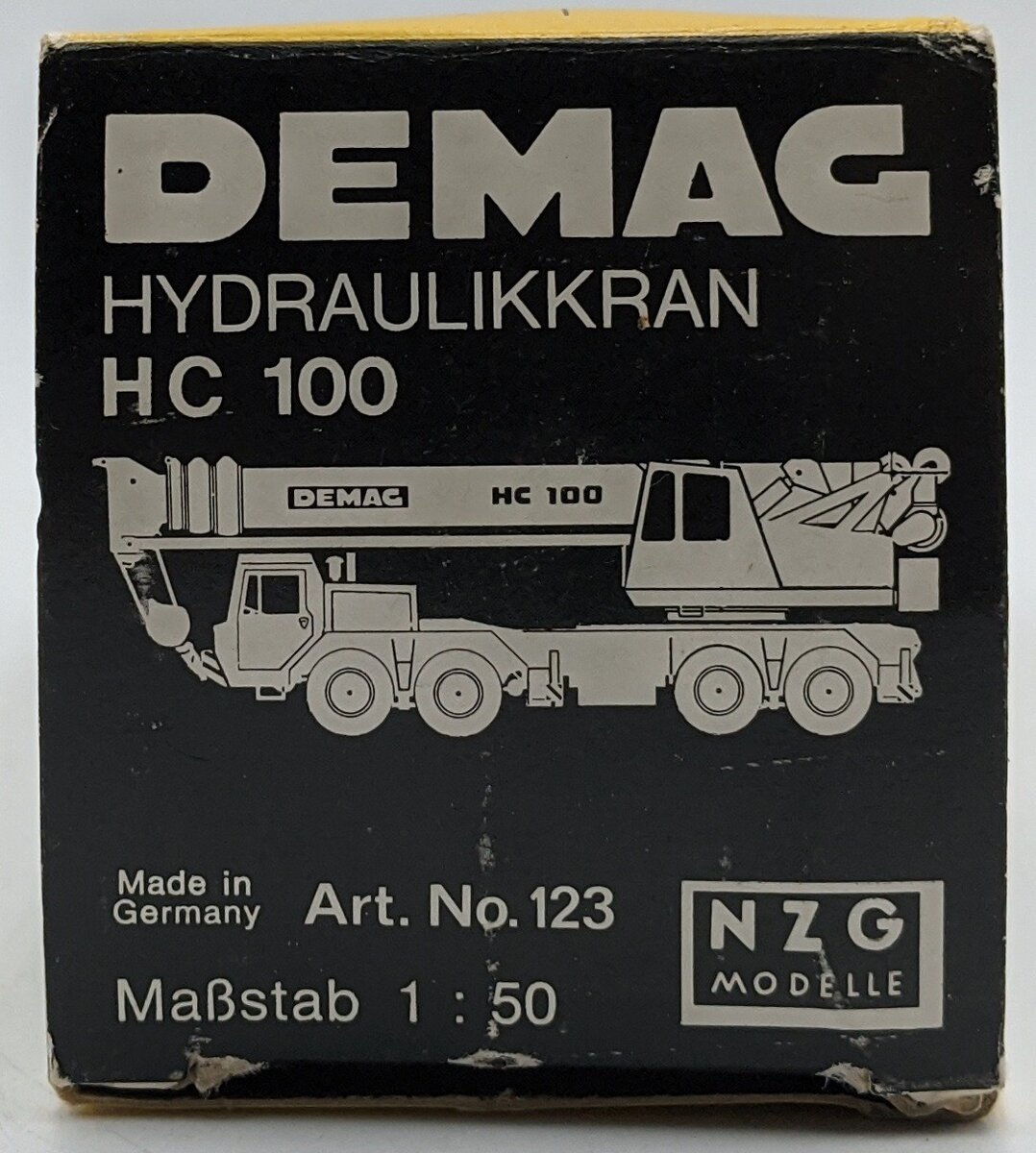 NZG 123 1:50 Demag HC100 4-Axle Crane VG/Box