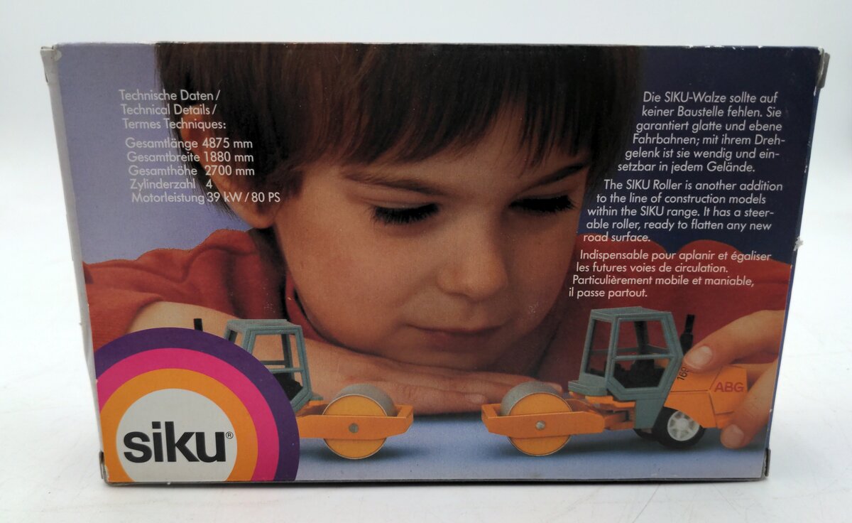 Siku 2014 1:55 Scale Diecast ABG 169 Compact Roller NIB