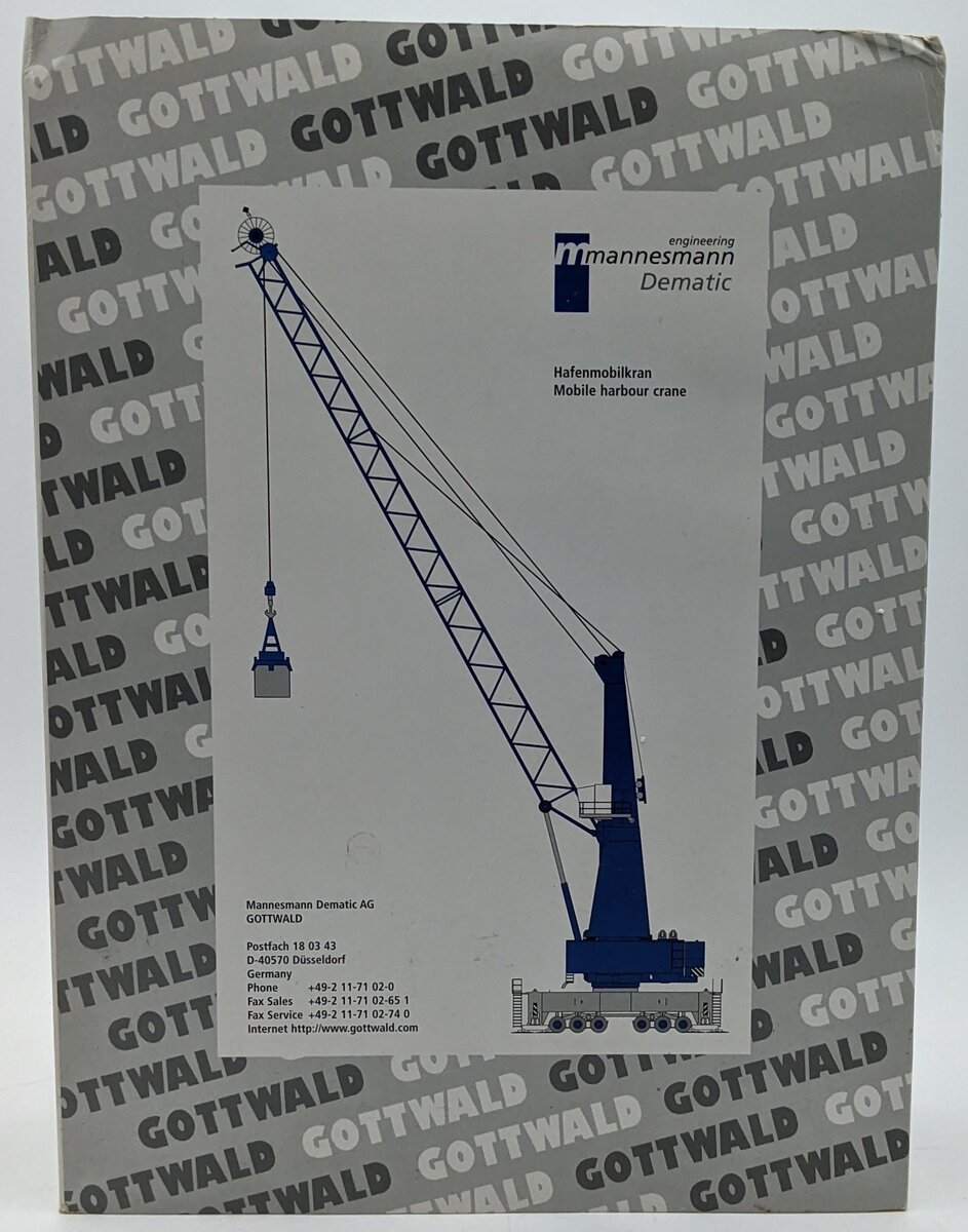 Conrad 2112 1:100 Diecast Gottwald HMK 280 Harbor crane LN/Box
