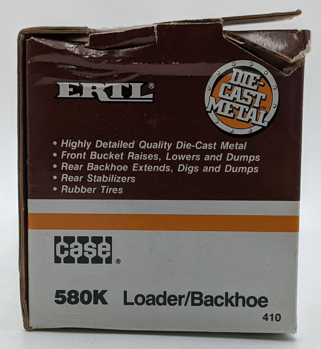 Ertl 410 1:32 Diecast Case 580K Loader/Backhoe NIB