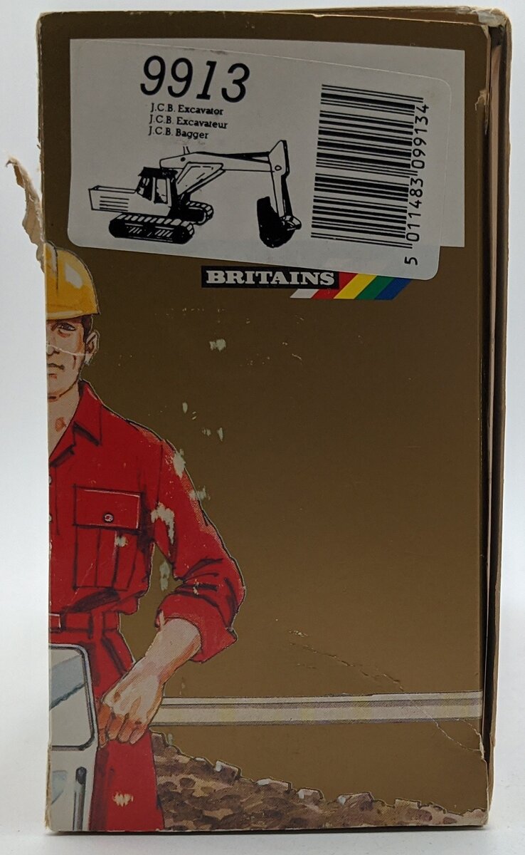 W. Britain 9913 1:50 Diecast JCB Excavator NIB