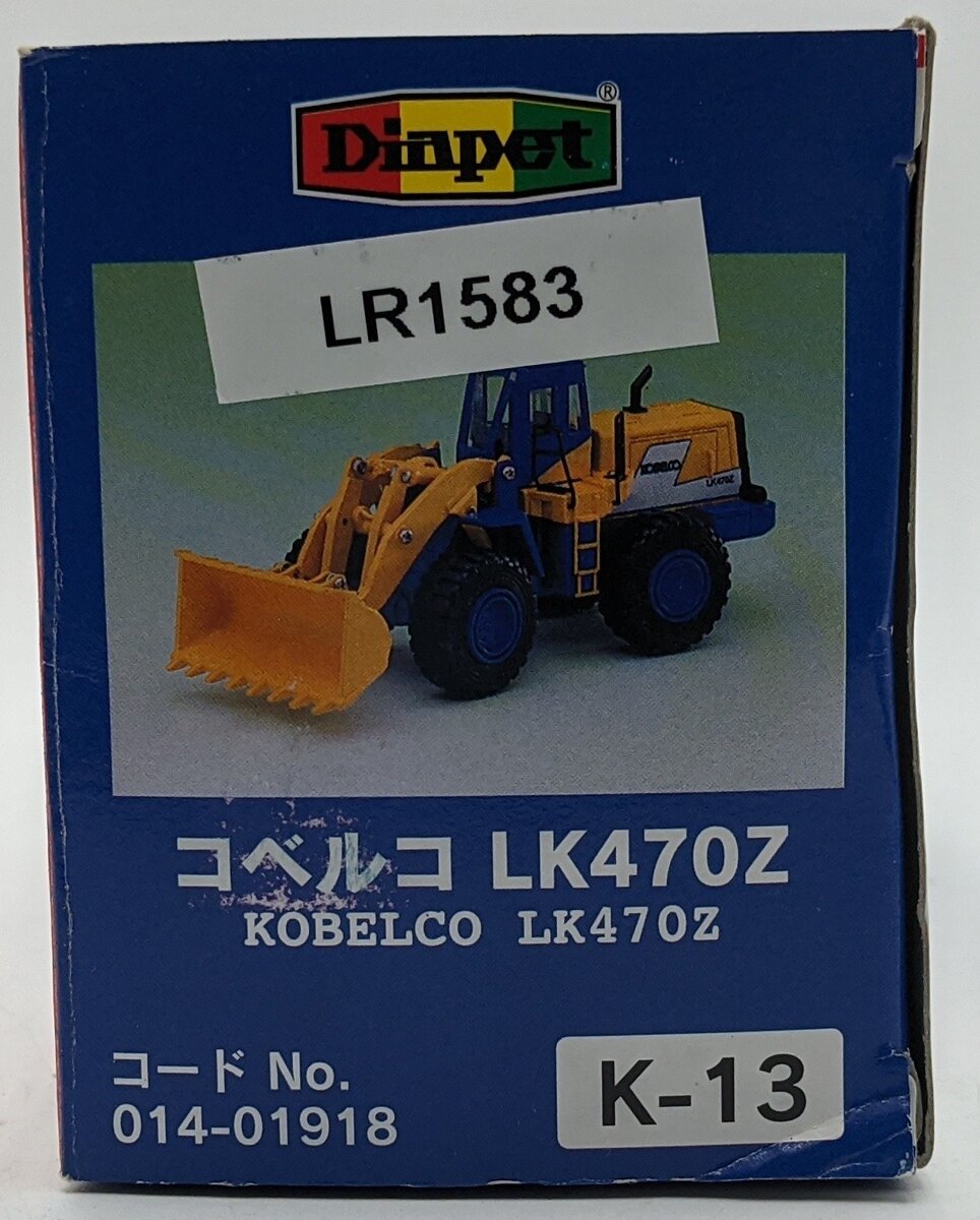 Yonezawa Toys K-13 1:48 Kobelco LK470 Wheel Loader EX/Box