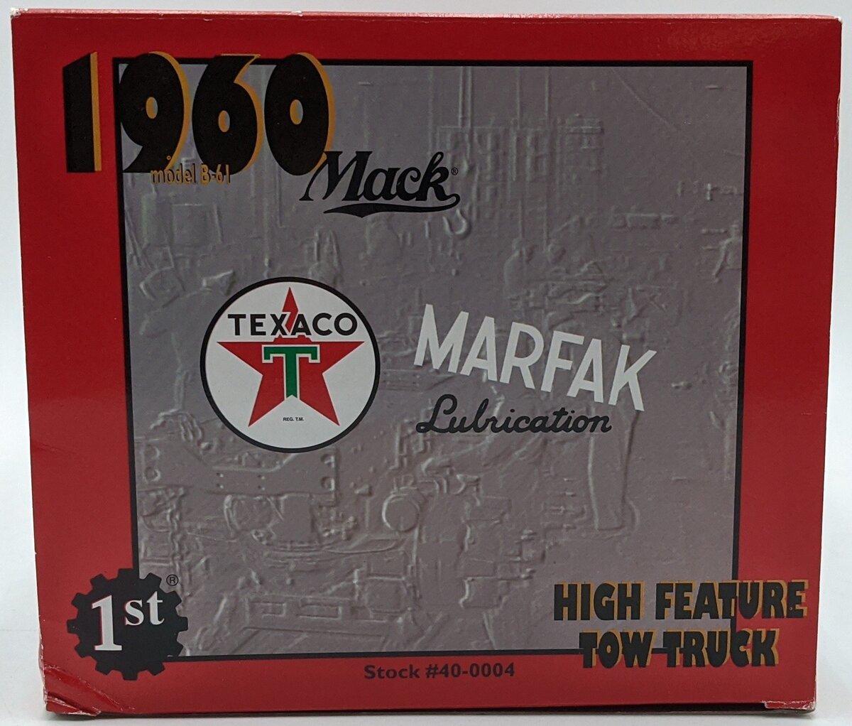 First Gear 40-0004 1:25 Mack 1960 B-61 Tow Truck Texaco NIB