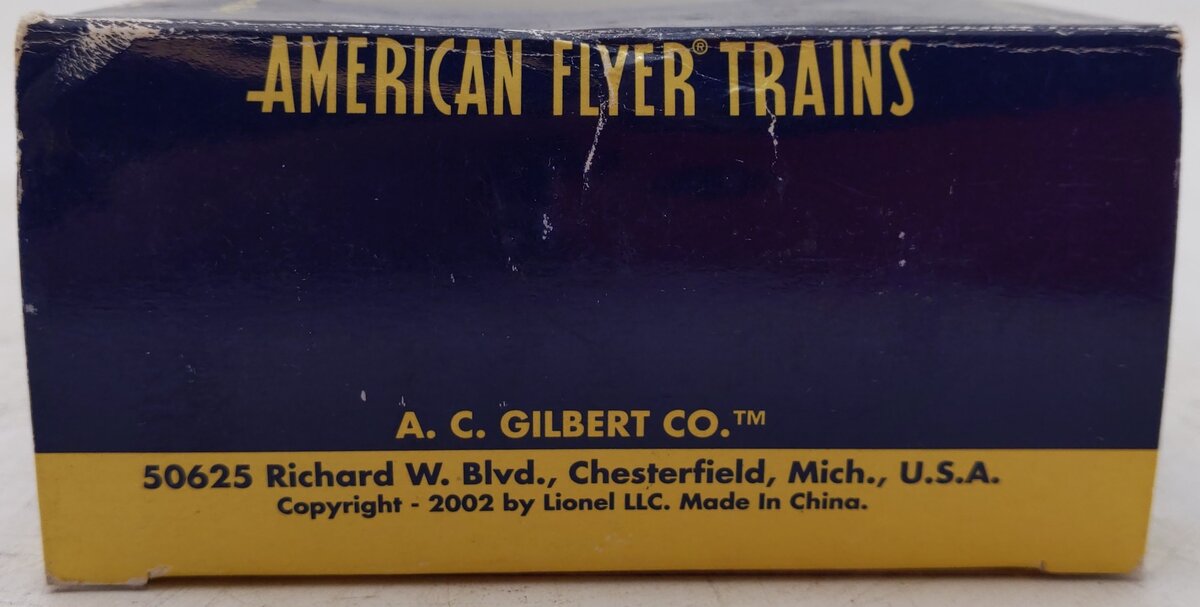 American Flyer 6-48412 S Gauge Alaska 3-Dome Tank Car #48412 EX/Box