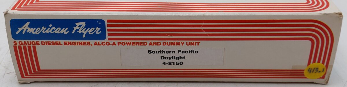 American Flyer 4-8150 S Gauge SP Daylight PA-1 AA Diesel Locomotive Set EX/Box