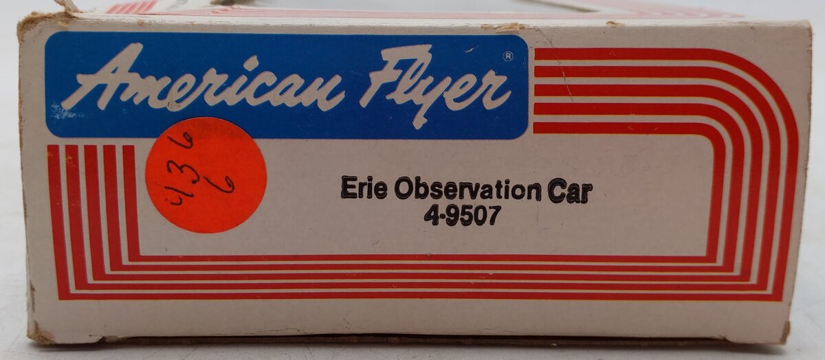 American Flyer 4-9507 S Gauge Erie Observation Car EX/Box