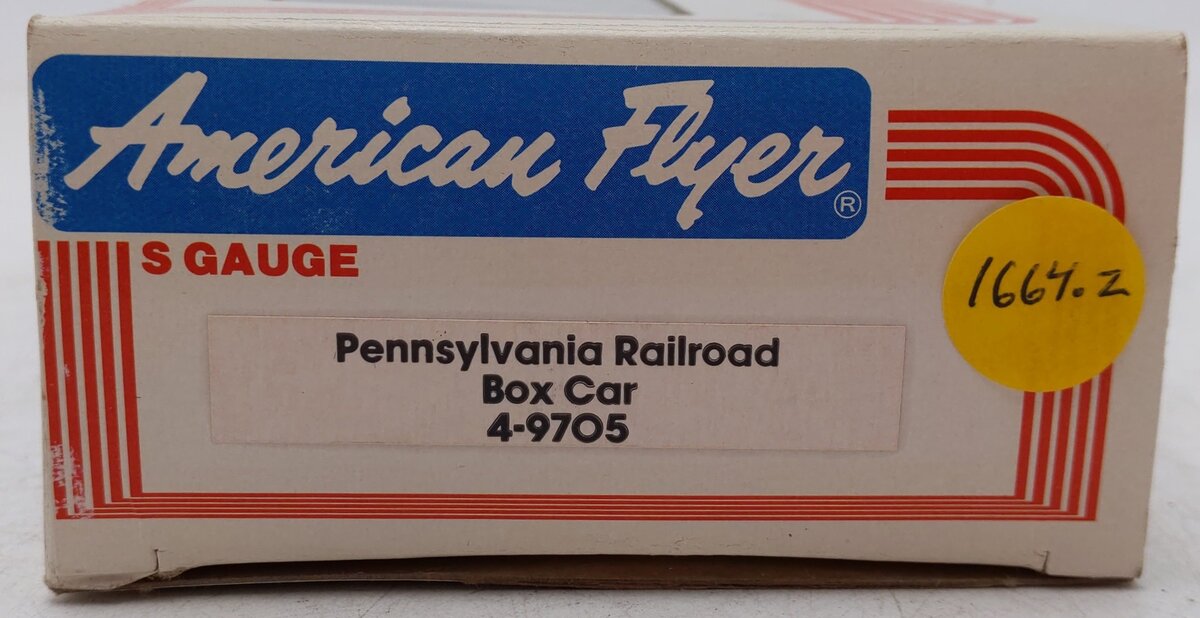 American Flyer 4-9705 S Gauge Pennsylvania Railroad Boxcar #9705 EX/Box