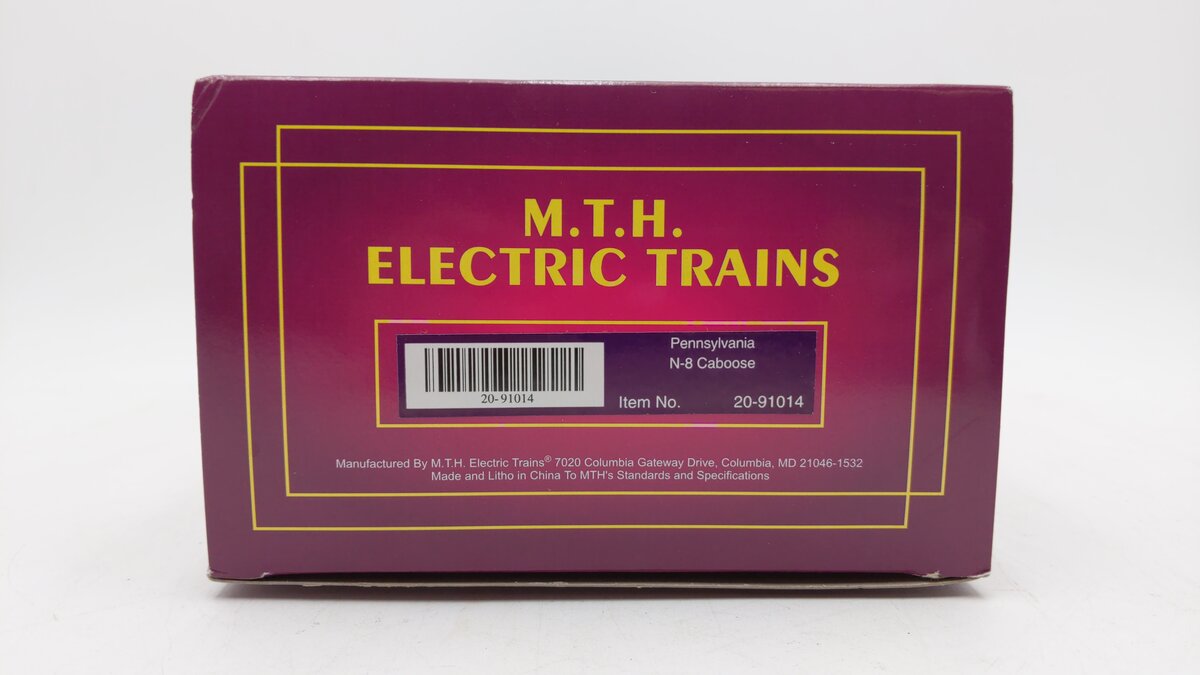 MTH 20-91014 O Gauge Pennsylvania Railroad N-8 Steel Caboose #478069 EX/Box