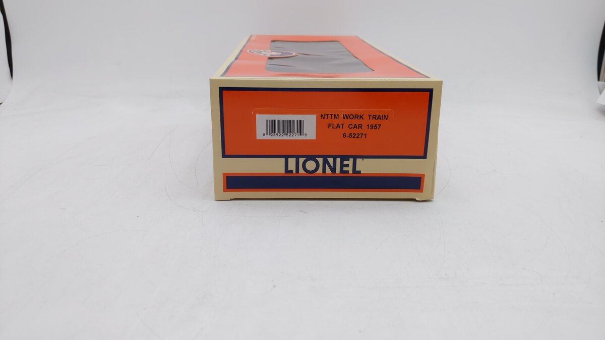 Lionel 6-52271 O Gauge National Toy Train Museum Work Train Flat Car #1957 EX/Box