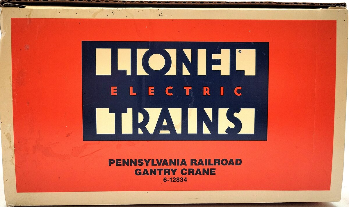 Lionel 6-12834 O Gauge Pennsylvania Railroad Gantry Crane EX/Box