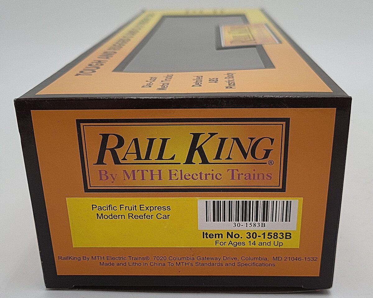 MTH 30-1583B O Gauge Pacific Fruit Express Modern Reefer Car #46712 LN/Box