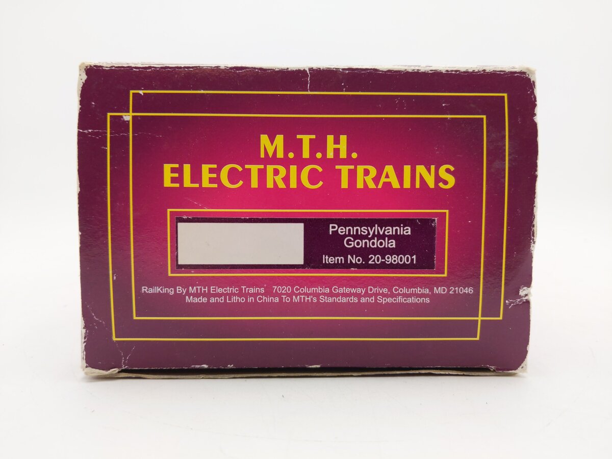 MTH 20-98001 O Gauge Pennsylvania Gondola Car #385405 EX/Box