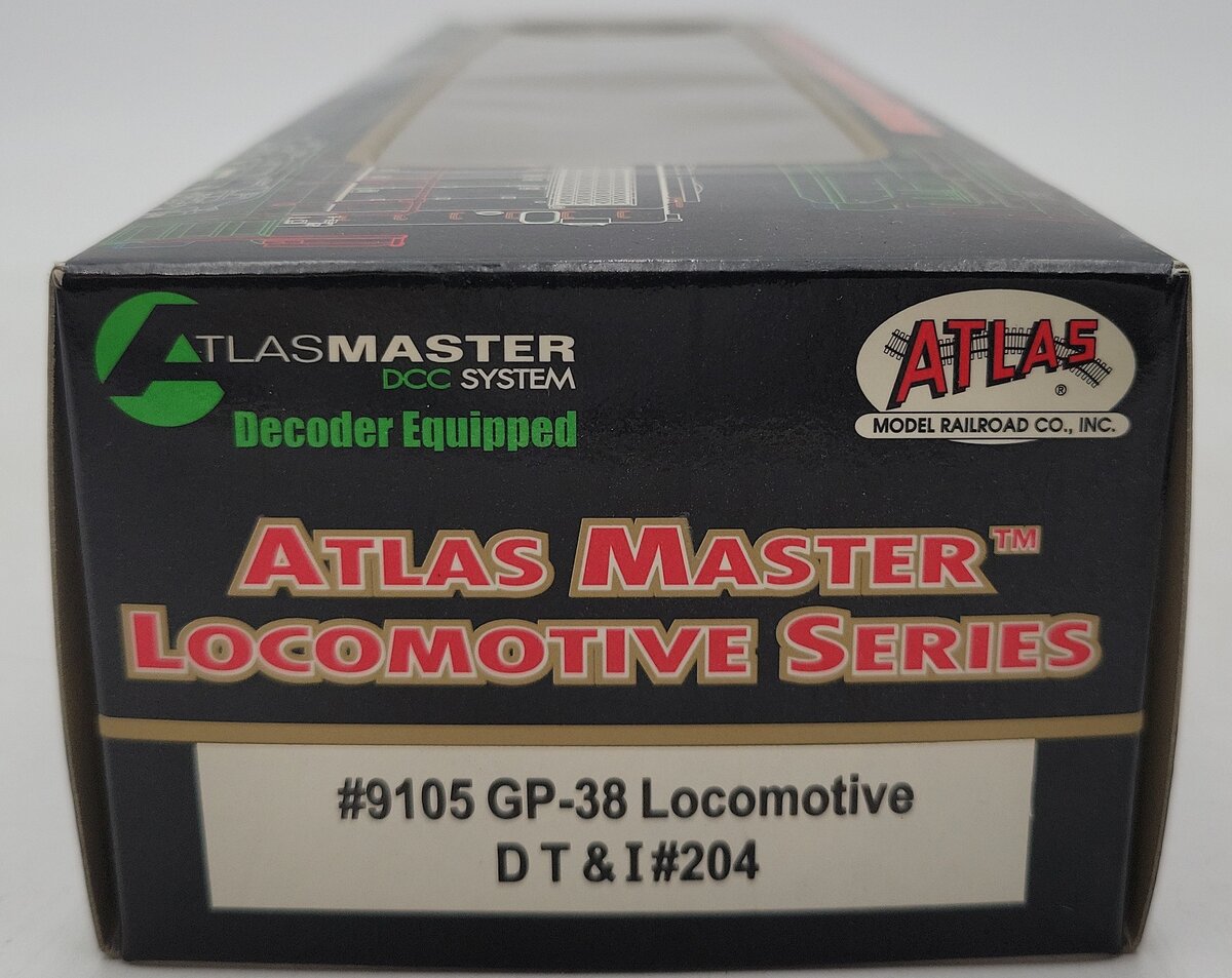 Atlas 9104 HO Scale DT&I Diesel Locomotive # 201 - Weathered