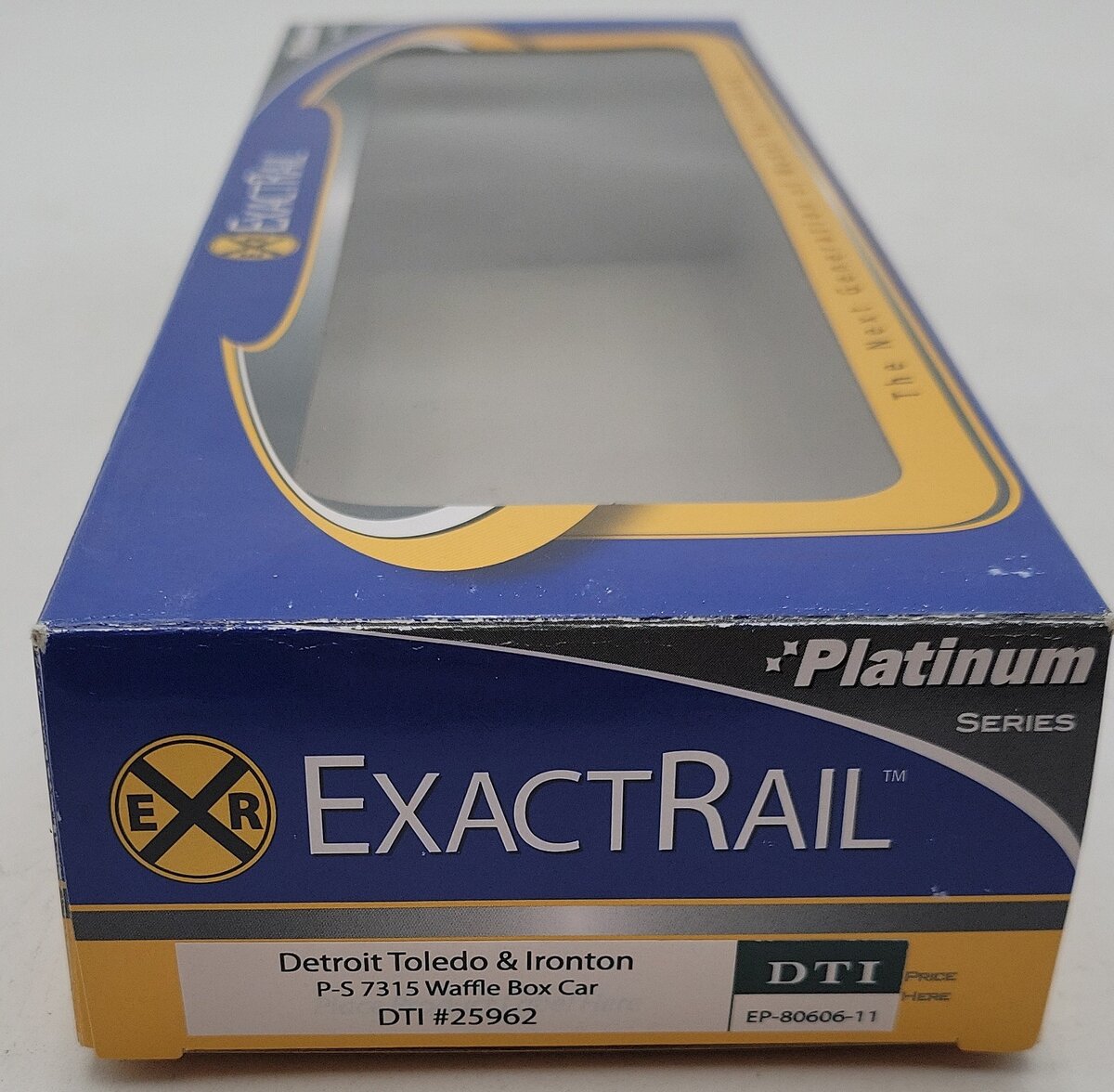 ExactRail EP-80606-11 HO Scale DTI PS 60' Waffle Side Box Car #25962 LN/Box