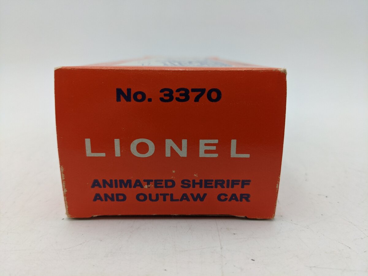 Lionel 3370 Vintage O Wells Fargo Operating Sheriff & Outlaw Car EX/Box